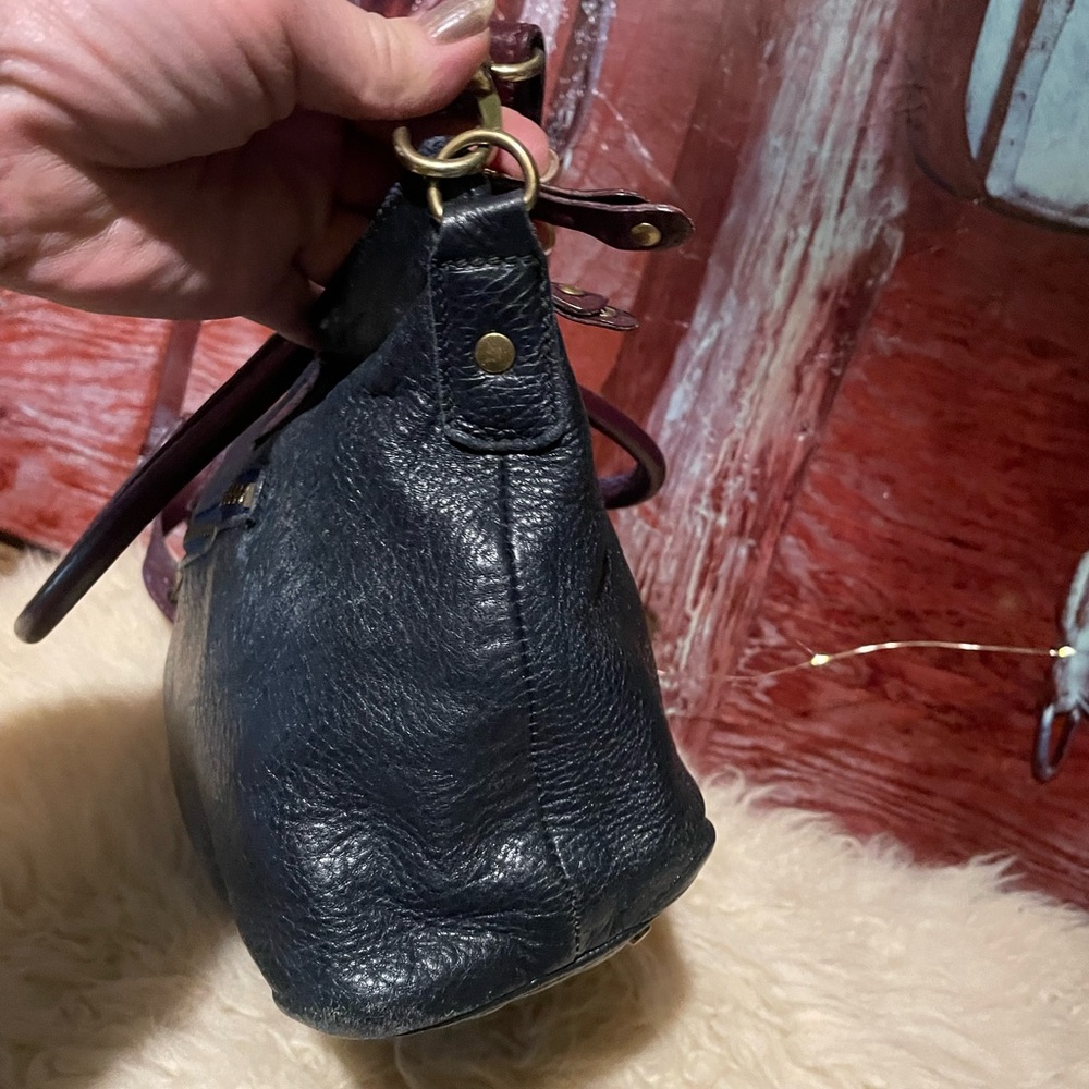 Roots vintage black leather bag - Picture 4 of 11